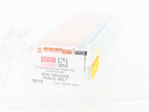 N Scale Micro-Trains MTL 25110 NOPB New Orleans Public Belt 50' Box Car #3978