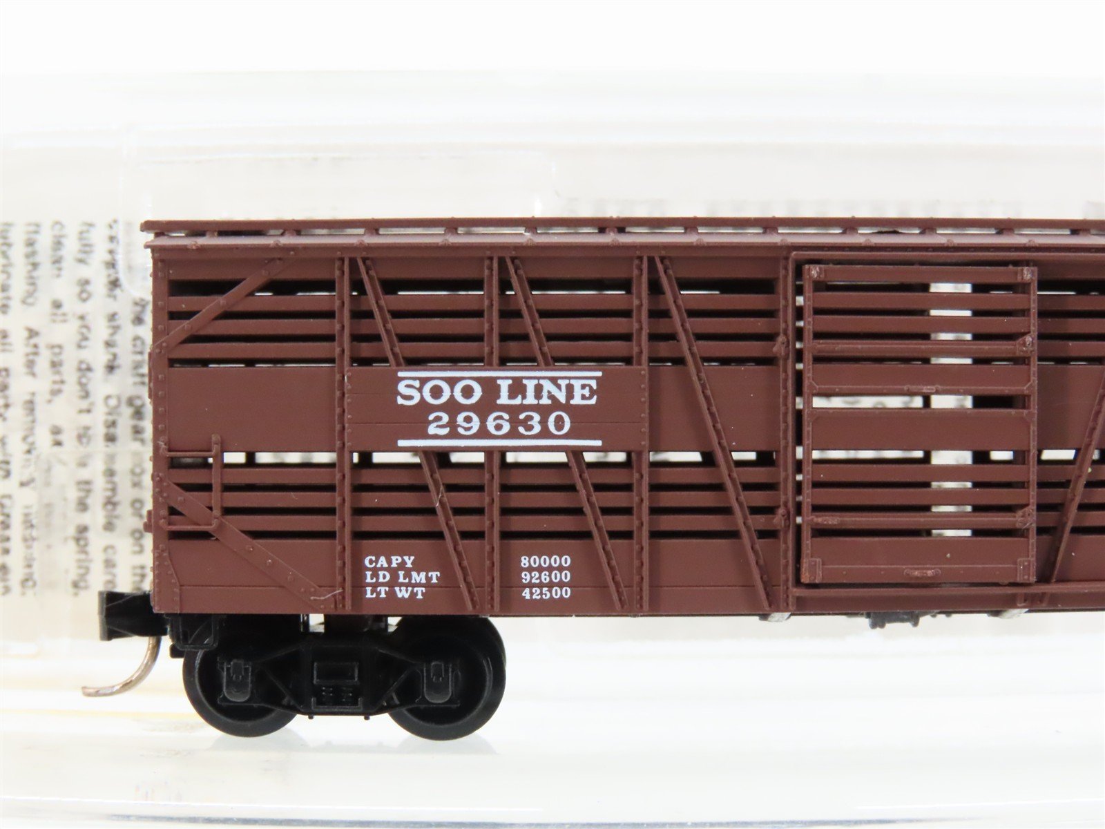 N Scale Micro-Trains MTL 35140 SOO Line 40' Despatch Stock Car #29630