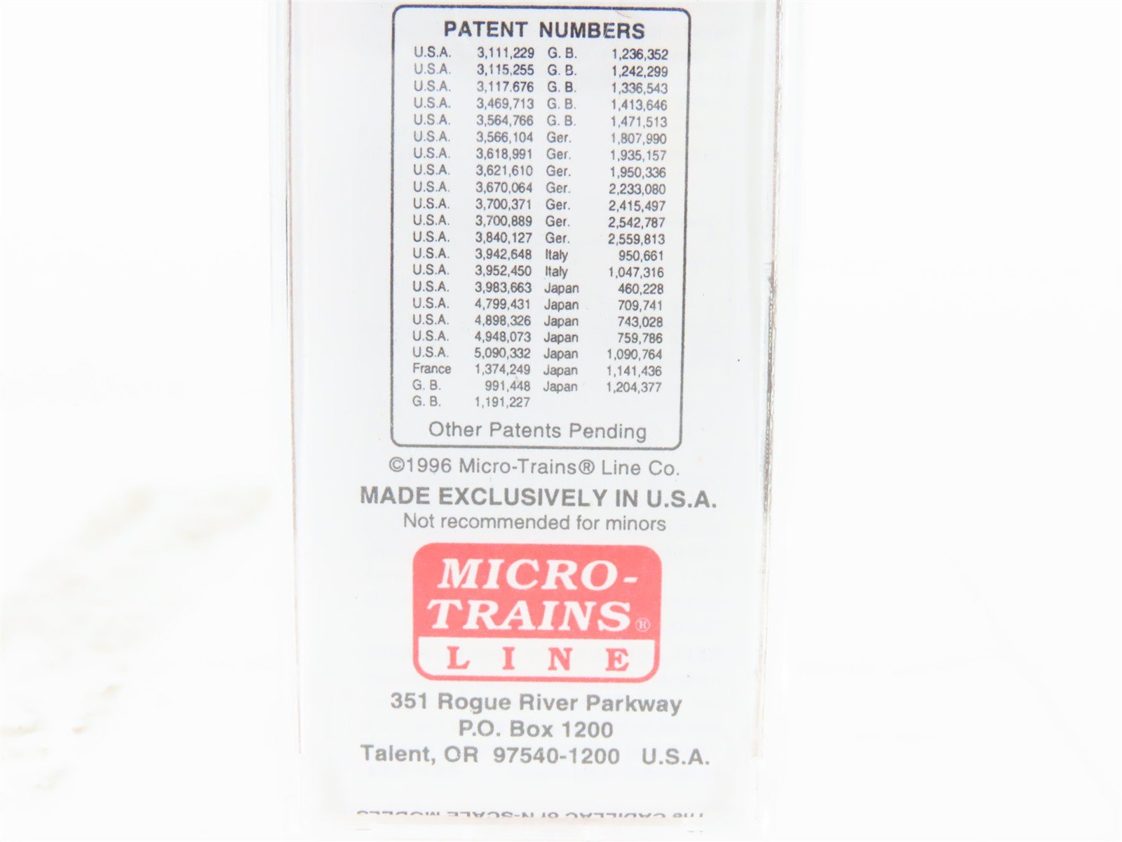 N Scale Micro-Trains MTL 21240 WMRX Western Maryland 40' Plug Door Box Car #41