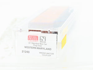 N Scale Micro-Trains MTL 21240 WMRX Western Maryland 40' Plug Door Box Car #41