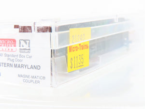 N Scale Micro-Trains MTL 21240 WMRX Western Maryland 40' Plug Door Box Car #41