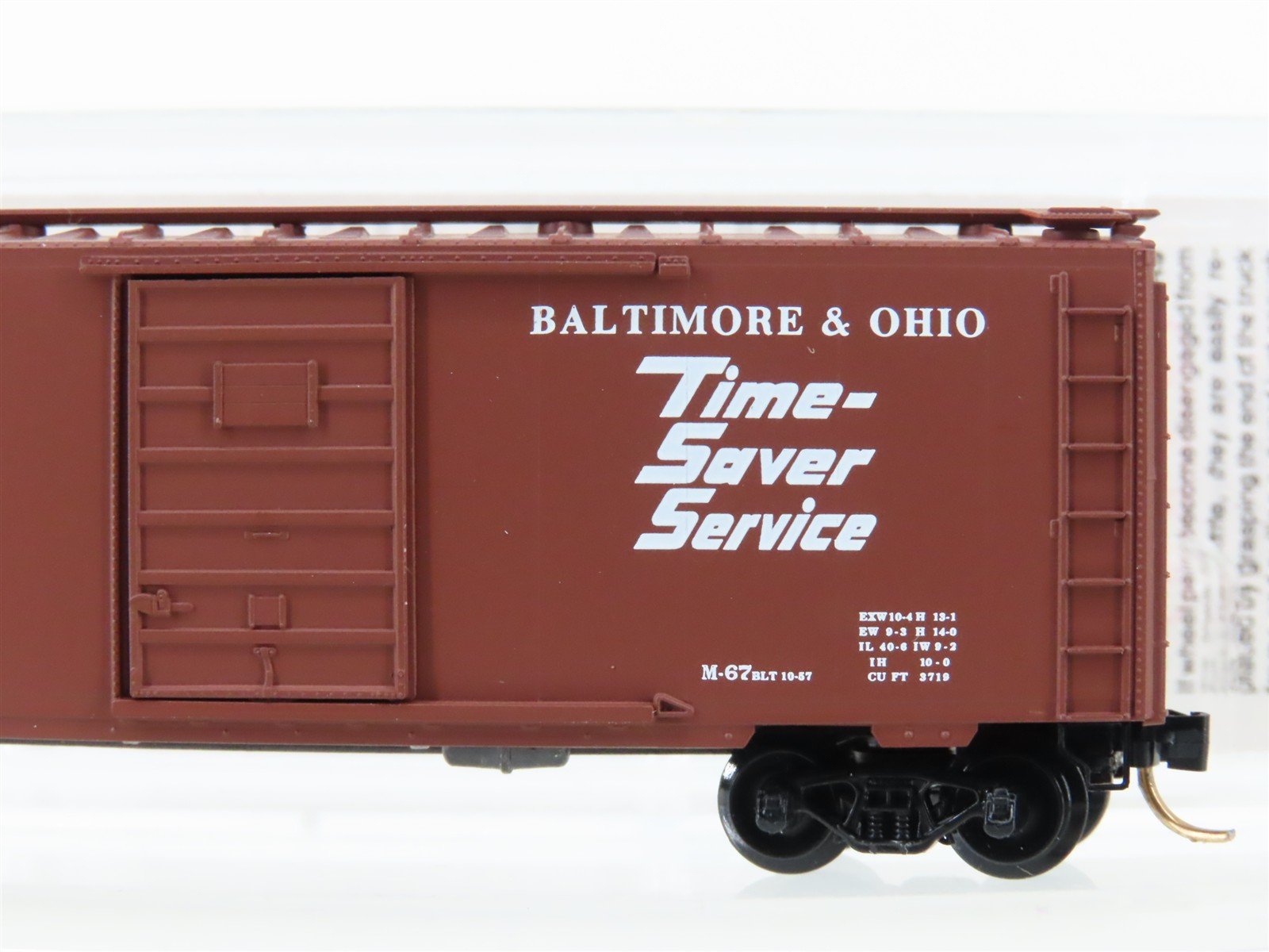 N Micro-Trains MTL 20346 B&O Baltimore & Ohio 40' Single Door Box Car #470687