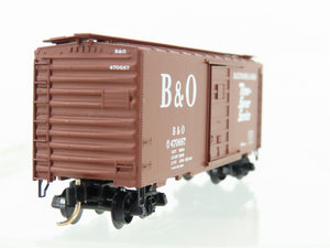 N Micro-Trains MTL 20346 B&O Baltimore & Ohio 40' Single Door Box Car #470687