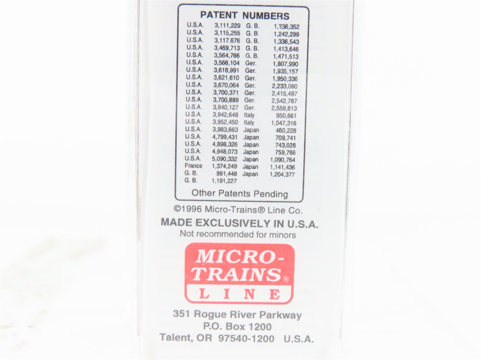 N Micro-Trains MTL 20346 B&O Baltimore & Ohio 40' Single Door Box Car #470687
