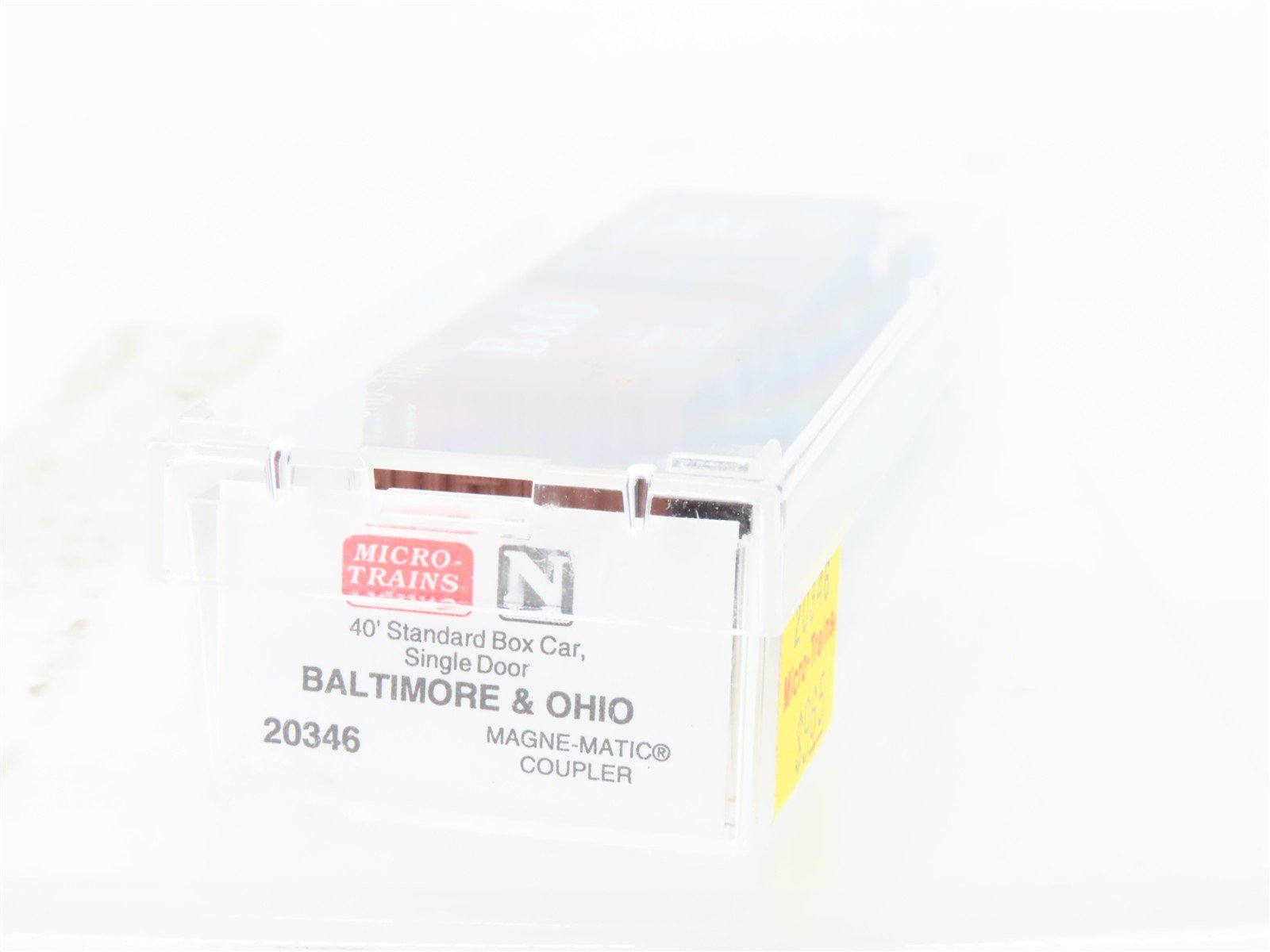 N Micro-Trains MTL 20346 B&O Baltimore & Ohio 40' Single Door Box Car #470687