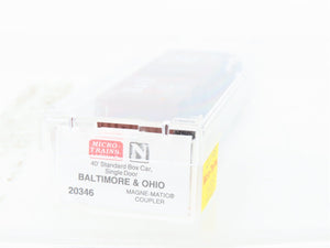 N Micro-Trains MTL 20346 B&O Baltimore & Ohio 40' Single Door Box Car #470687