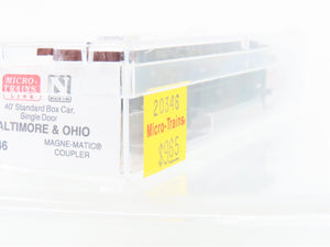 N Micro-Trains MTL 20346 B&O Baltimore & Ohio 40' Single Door Box Car #470687