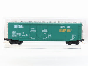N Scale Micro-Trains MTL 75040 USLX Tropicana 50' Plug Door Box Car #13085