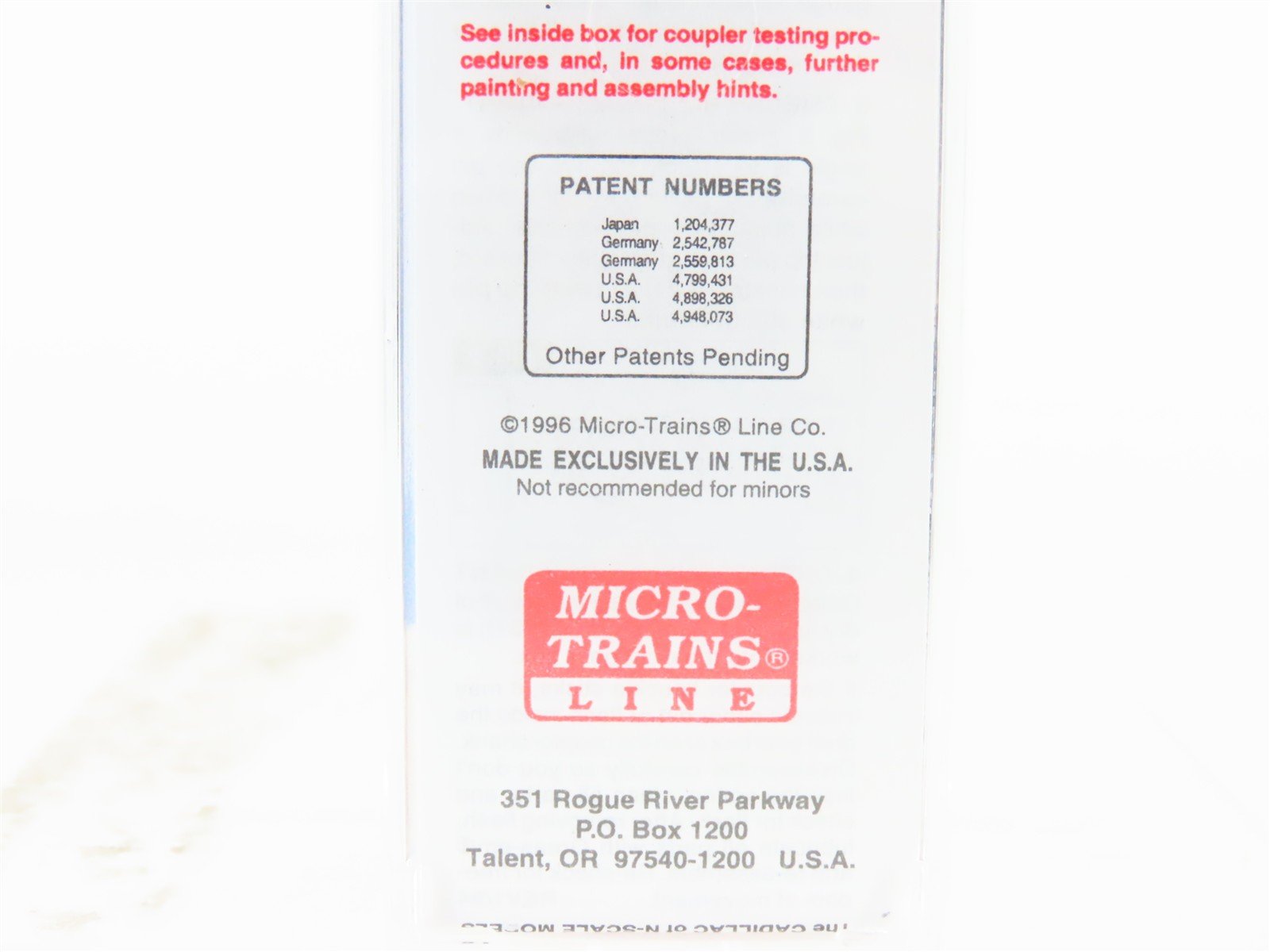 N Scale Micro-Trains MTL 21040 GN Great Northern 40' Plug Door Box Car #6619