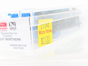 N Scale Micro-Trains MTL 21040 GN Great Northern 40' Plug Door Box Car #6619