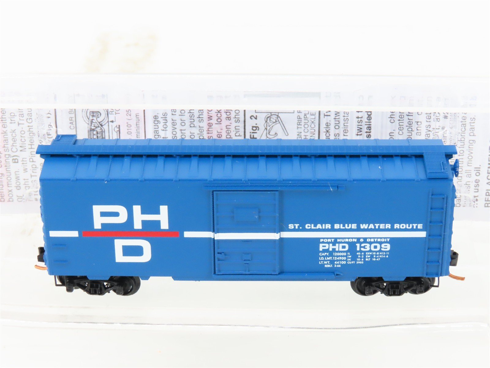 N Scale Micro-Trains MTL 02000150 PHD Port Huron & Detroit 40' Box Car #1309
