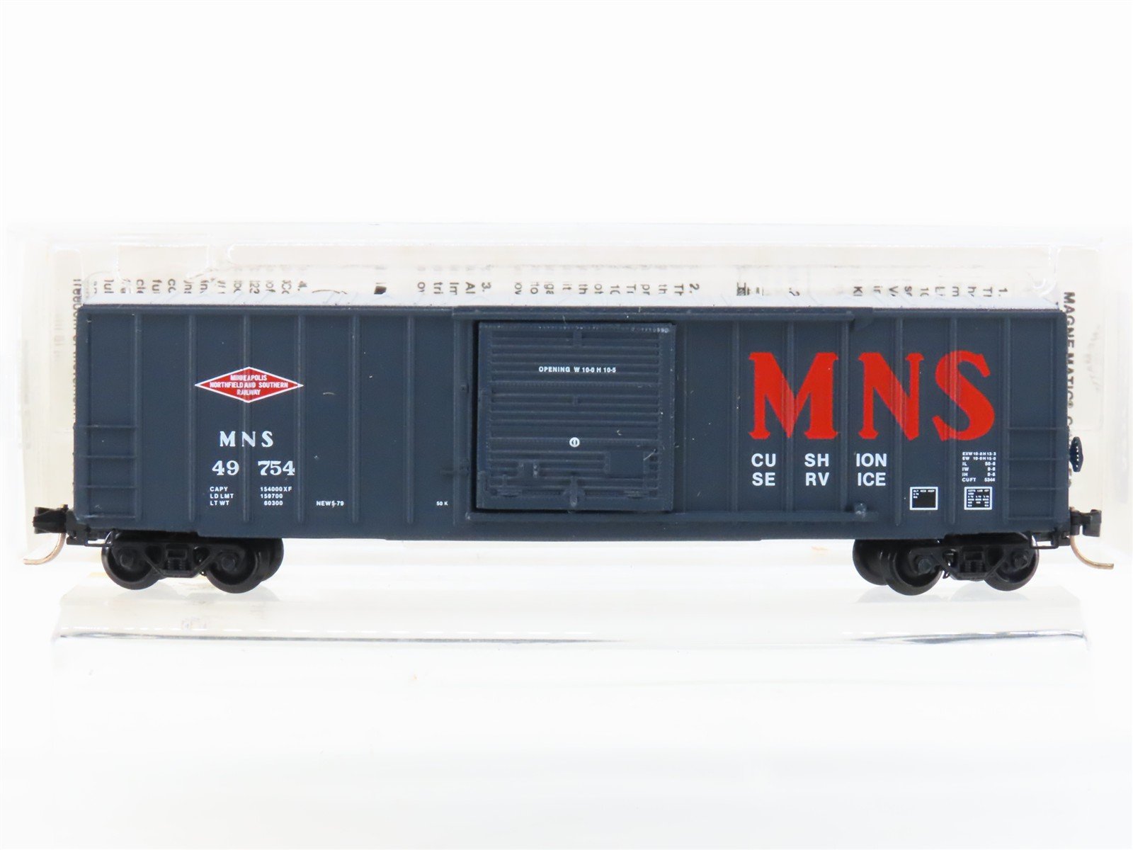 N Micro-Trains MTL 25410 MNS Minneapolis Northfield & Southern Box Car #49754