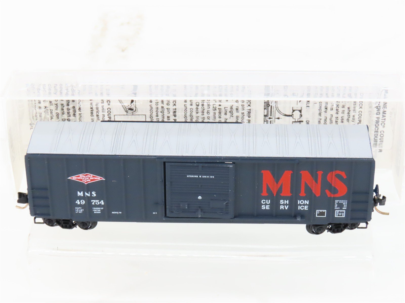 N Micro-Trains MTL 25410 MNS Minneapolis Northfield & Southern Box Car #49754
