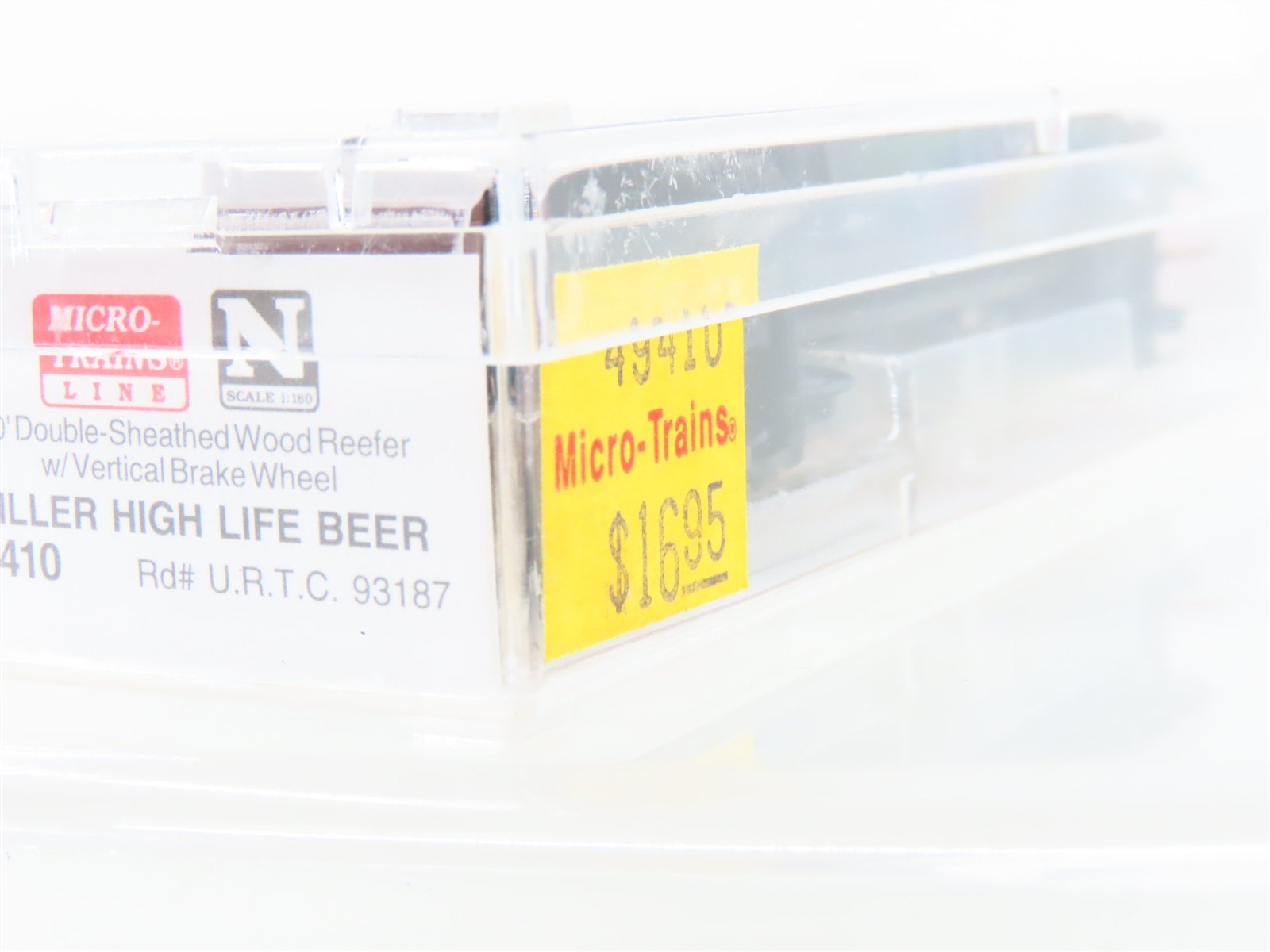 N Scale Micro-Trains MTL 49410 URTC Miller High Life Beer 40' Reefer #93187