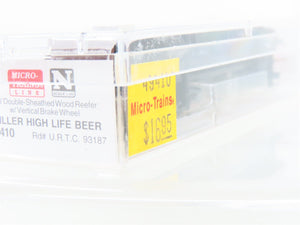 N Scale Micro-Trains MTL 49410 URTC Miller High Life Beer 40' Reefer #93187
