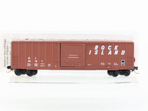 N Scale Micro-Trains MTL 25430 RI Rock Island 40' Single Door Box Car #36187