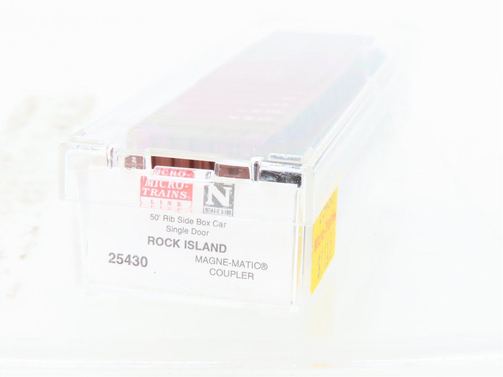 N Scale Micro-Trains MTL 25430 RI Rock Island 40' Single Door Box Car #36187