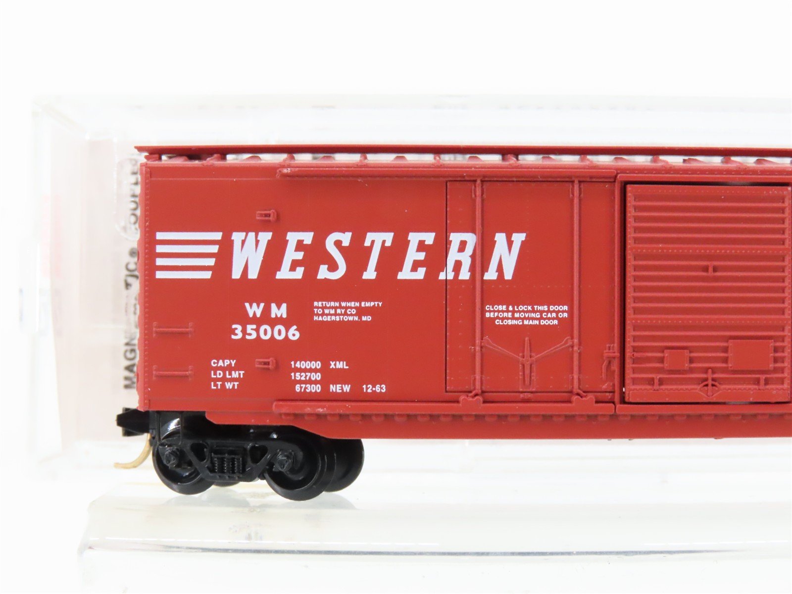 N Scale Micro-Trains MTL 33070 WM Western Maryland Railroad 50' Box Car #35006