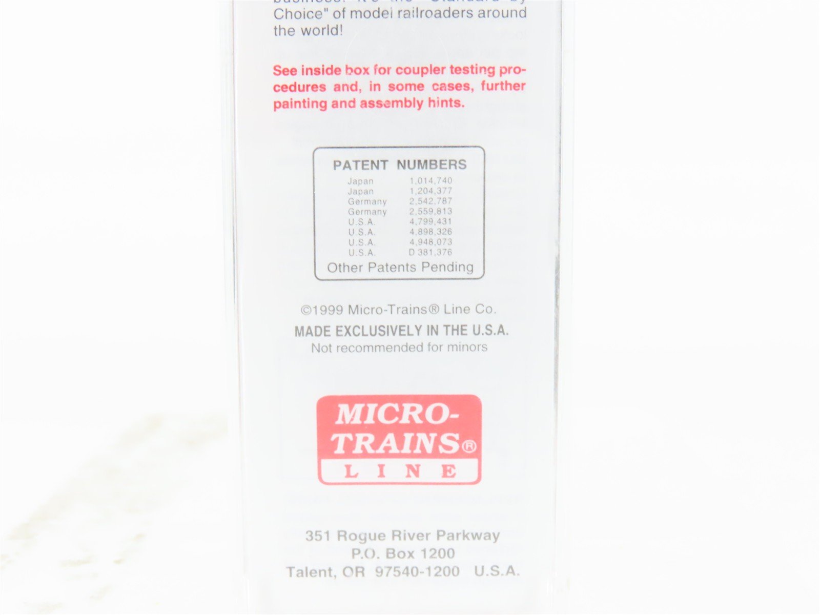 N Micro-Trains MTL 120020 CNJ Jersey Central 40' Single Door Box Car #21567
