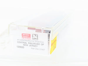 N Micro-Trains MTL 120020 CNJ Jersey Central 40' Single Door Box Car #21567