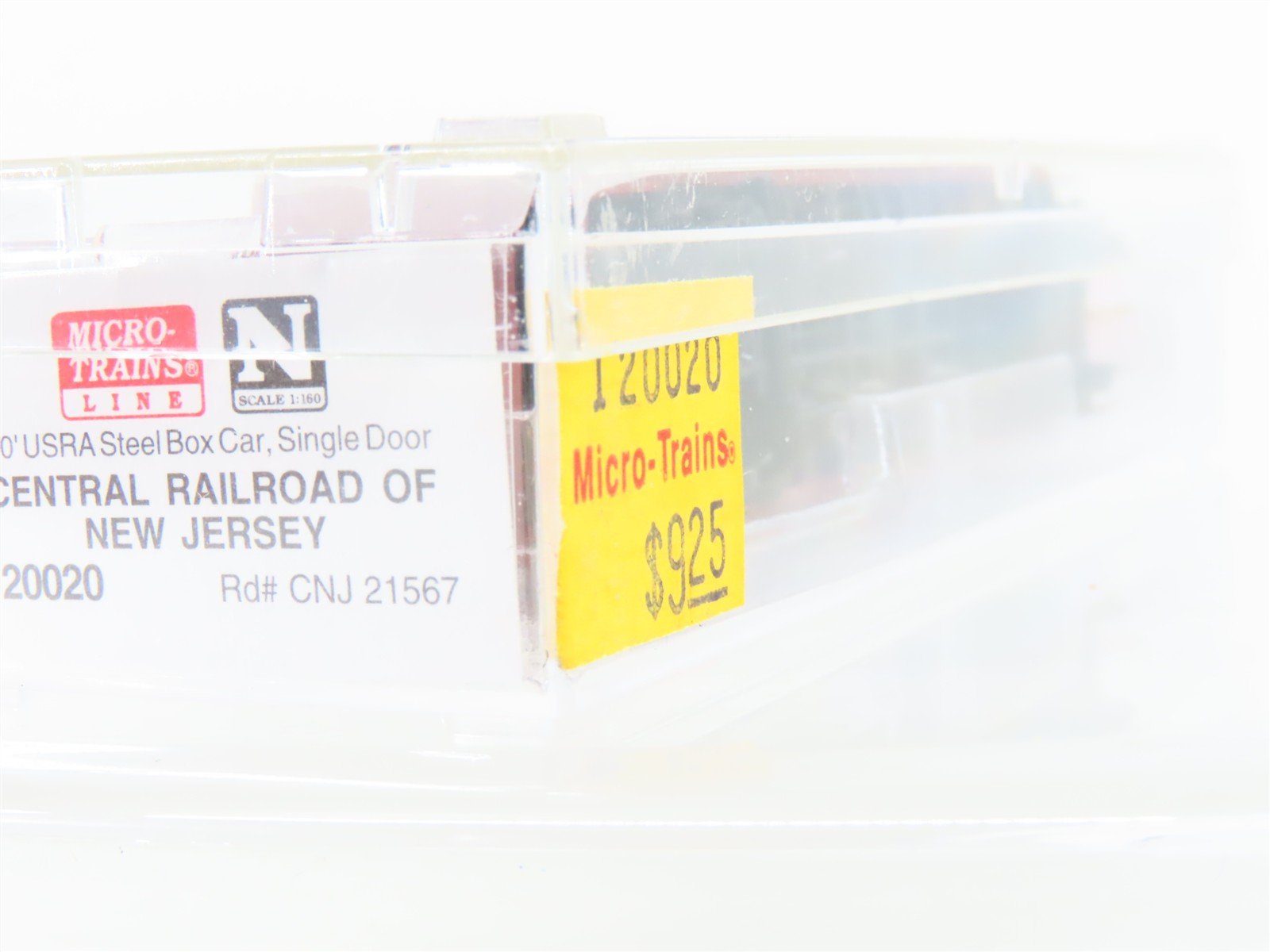 N Micro-Trains MTL 120020 CNJ Jersey Central 40' Single Door Box Car #21567