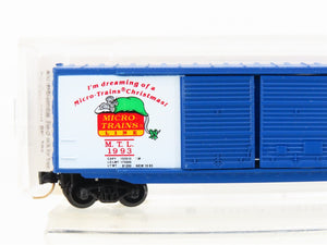 N Scale Micro-Trains Line MTL 37020 Holiday 50' Double Door Box Car #1993