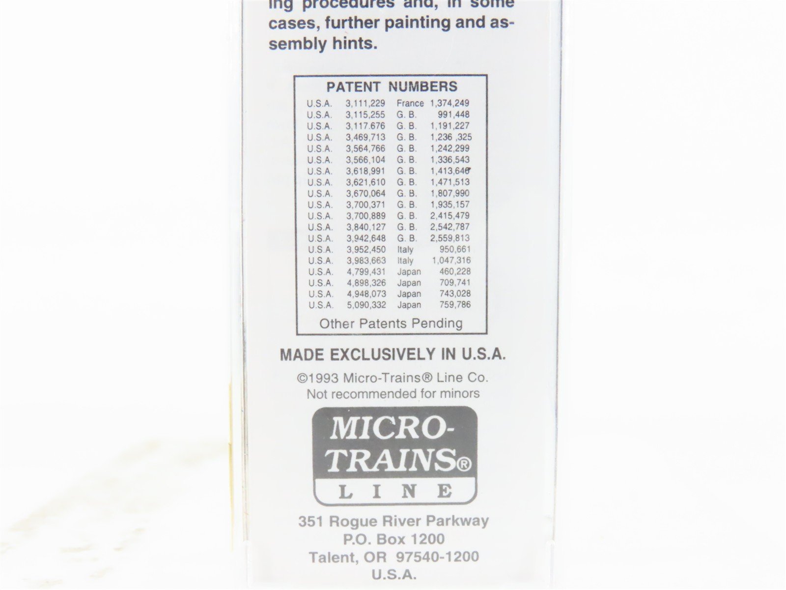 N Scale Micro-Trains Line MTL 37020 Holiday 50' Double Door Box Car #1993