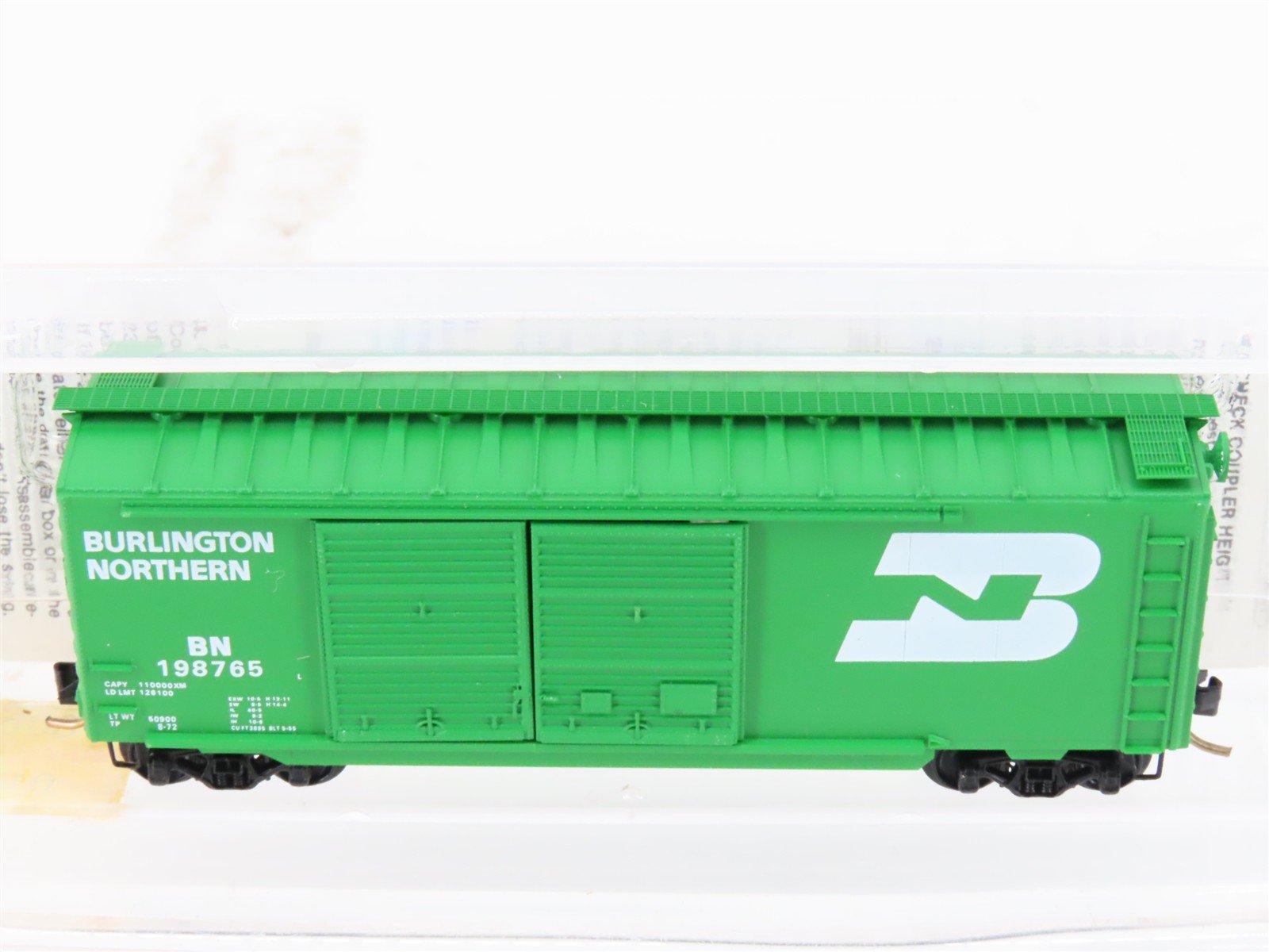 N Micro-Trains MTL 23080 BN Burlington Northern 40' Double Door Box Car #198765