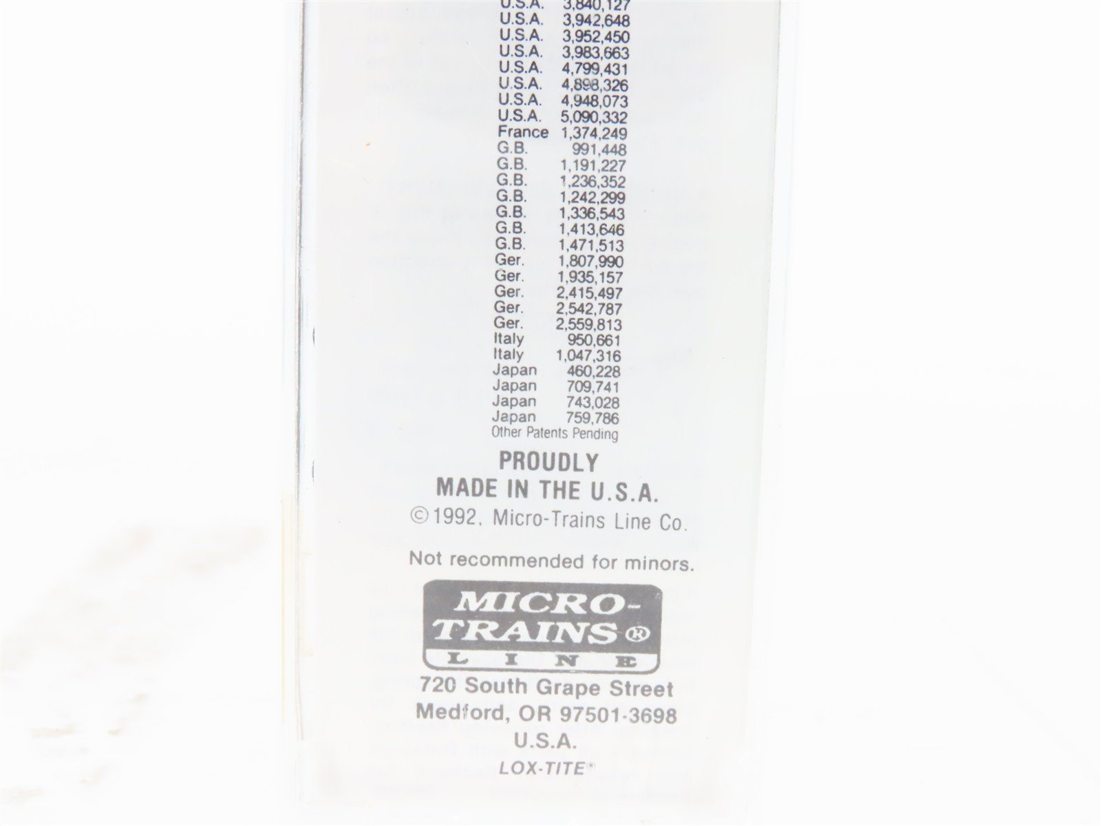 N Micro-Trains MTL 23080 BN Burlington Northern 40' Double Door Box Car #198765