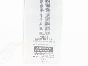 N Micro-Trains MTL 23080 BN Burlington Northern 40' Double Door Box Car #198765