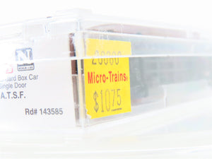 N Scale Micro-Trains MTL 20060 ATSF Santa Fe 40' Single Door Box Car #143585