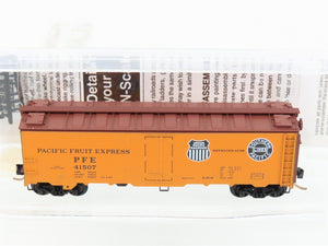N Scale Micro-Trains MTL 59520 PFE Pacific Fruit Express 40' Steel Reefer #41507