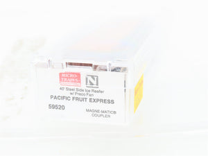 N Scale Micro-Trains MTL 59520 PFE Pacific Fruit Express 40' Steel Reefer #41507