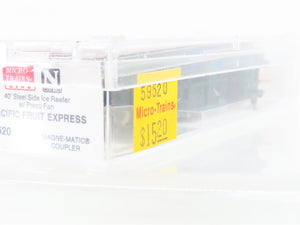 N Scale Micro-Trains MTL 59520 PFE Pacific Fruit Express 40' Steel Reefer #41507