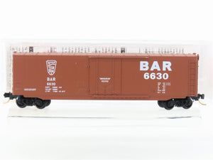 N Scale Micro-Trains MTL 38140 BAR Bangor Aroostook 50' Plug Door Box Car #6630