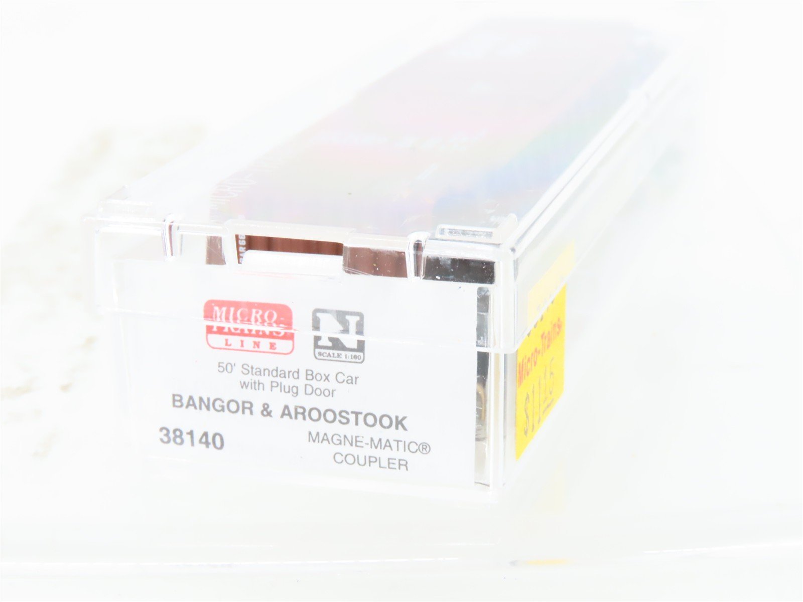 N Scale Micro-Trains MTL 38140 BAR Bangor Aroostook 50' Plug Door Box Car #6630