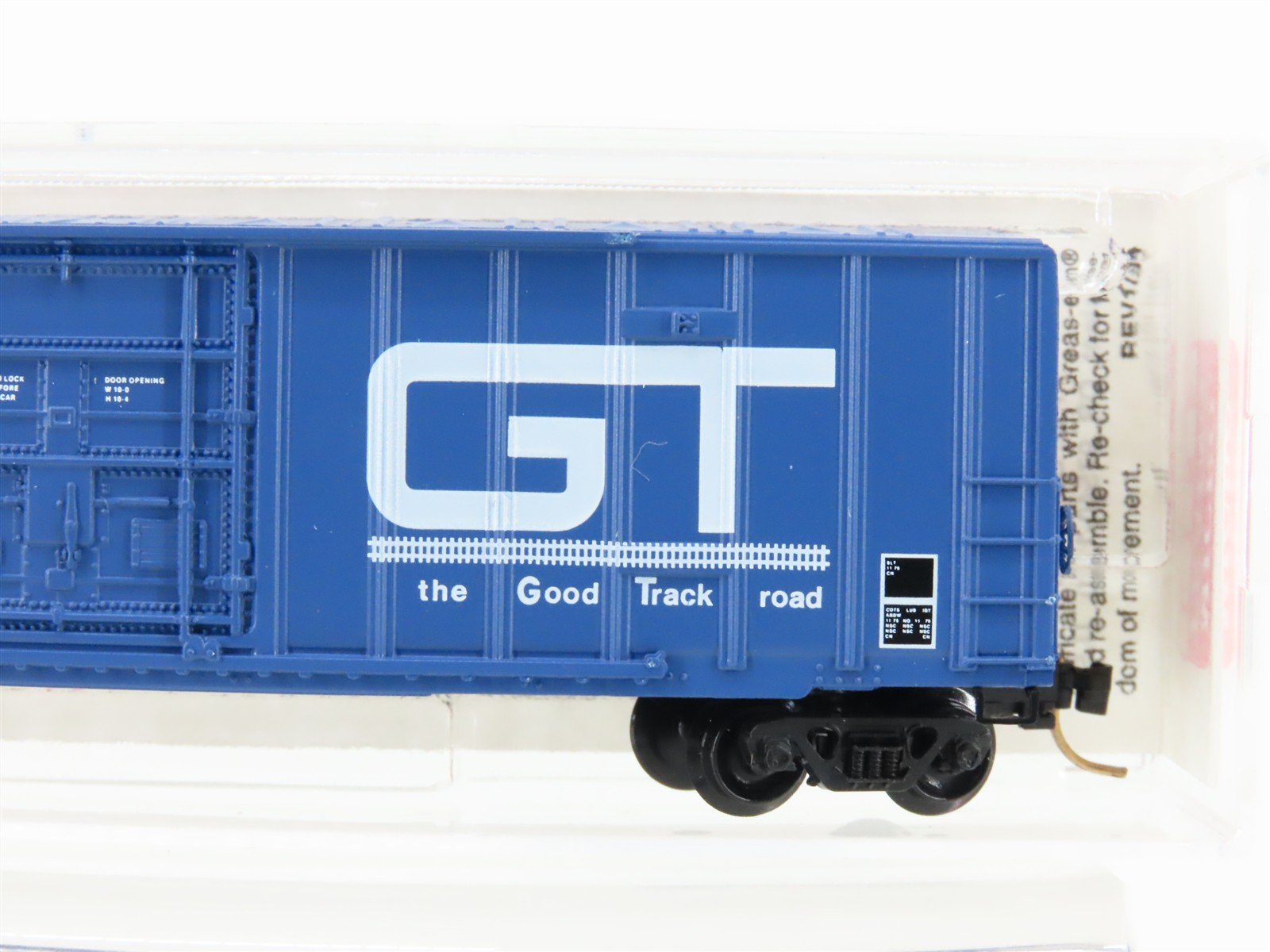 N Micro-Trains MTL 27220 GTW Grand Trunk Western 50' Plug Door Box Car #598093
