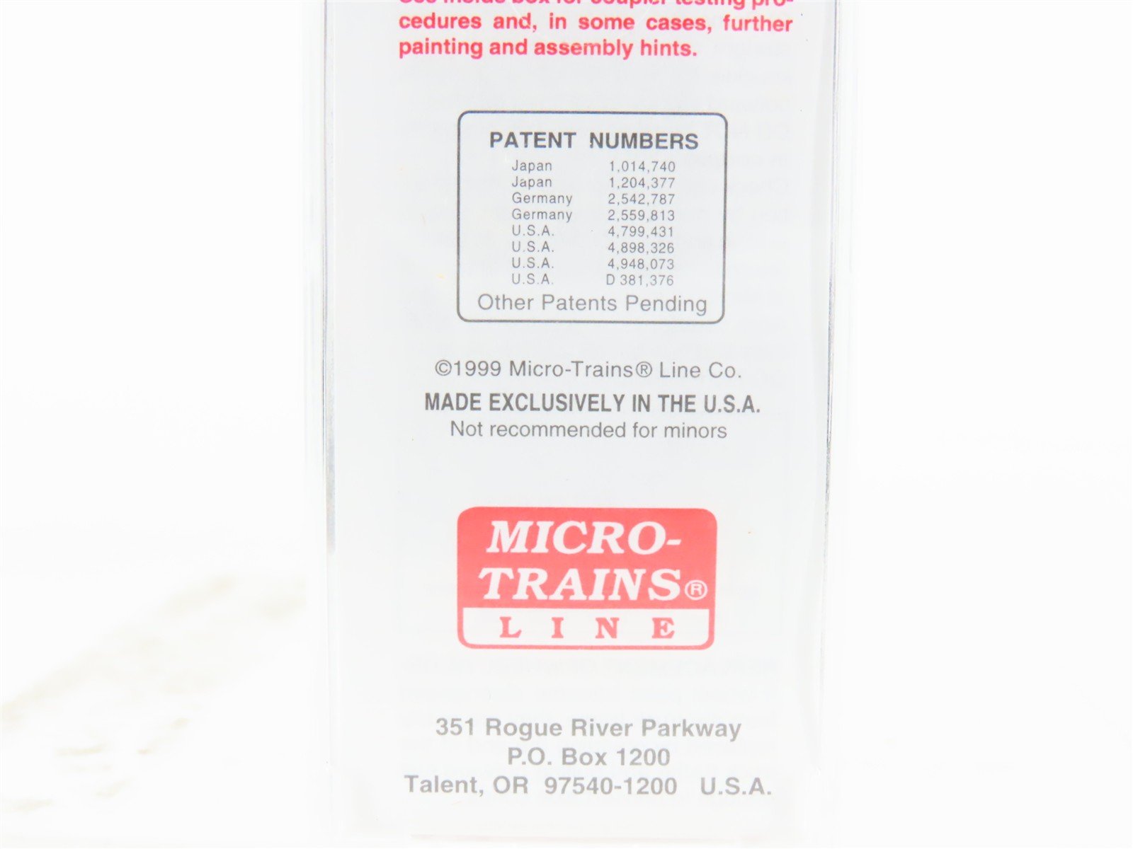 N Scale Micro-Trains MTL 20400 BM Boston & Maine 40' Single Door Box Car #74706