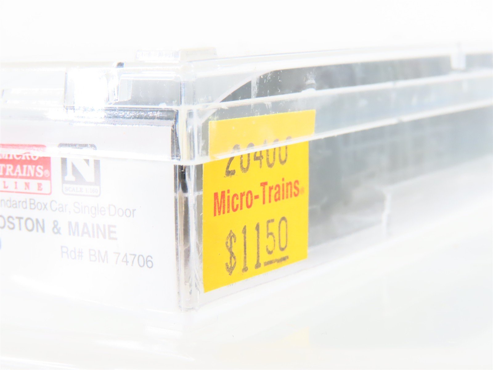 N Scale Micro-Trains MTL 20400 BM Boston & Maine 40' Single Door Box Car #74706