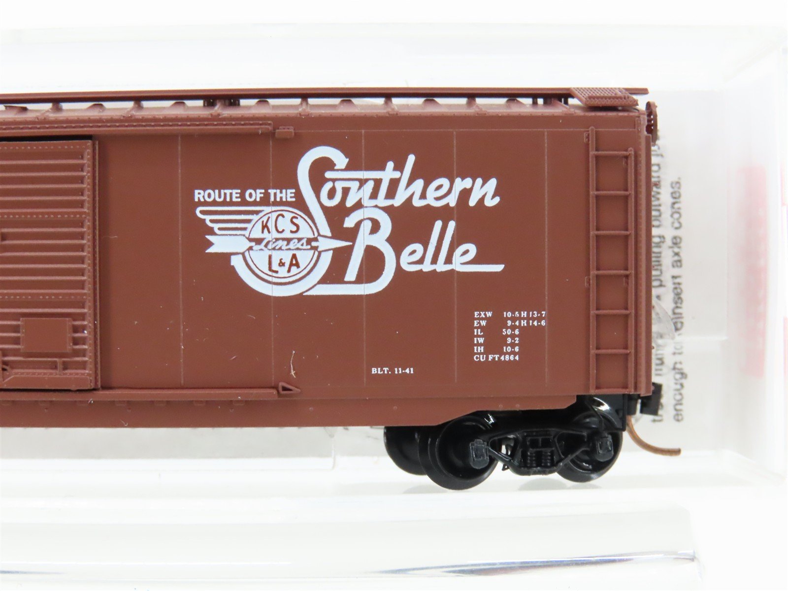 N Scale Micro-Trains MTL 34230 KCS Southern Belle 50' Double Door Box Car #20899