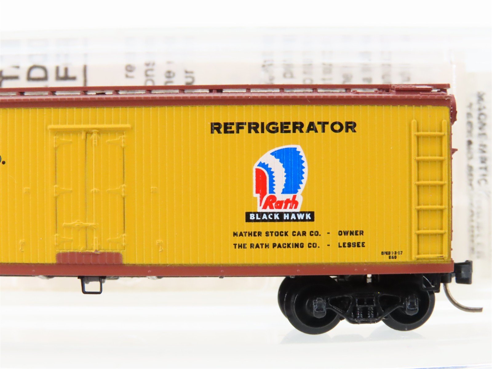 N Scale Kadee Micro-Trains MTL 47310 RPRX Rath Packing Co. 40' Reefer #507
