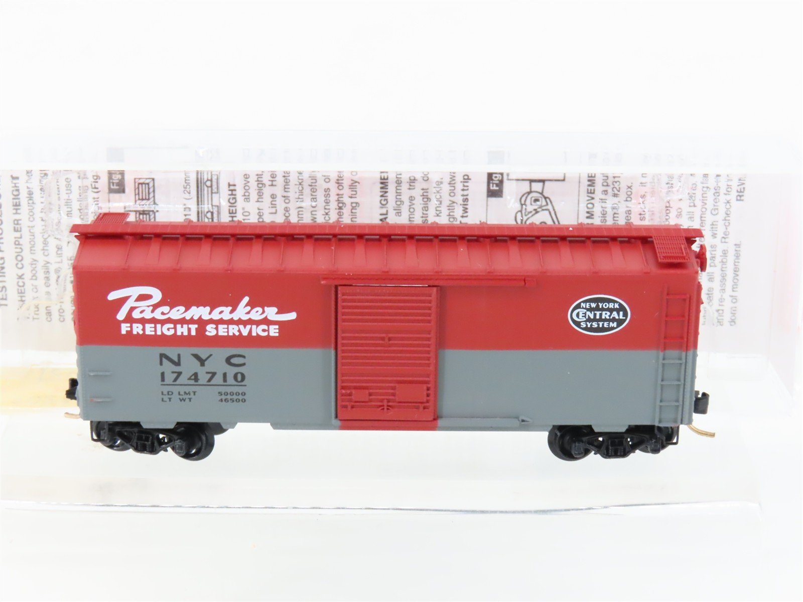 N Micro-Trains MTL 20240 NYC New York Central Pacemaker 40' Box Car #174710