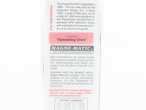 N Micro-Trains MTL 20240 NYC New York Central Pacemaker 40' Box Car #174710
