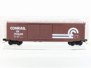 N Scale Micro-Trains MTL 37010 CR Conrail 50' Double Door Box Car #174605