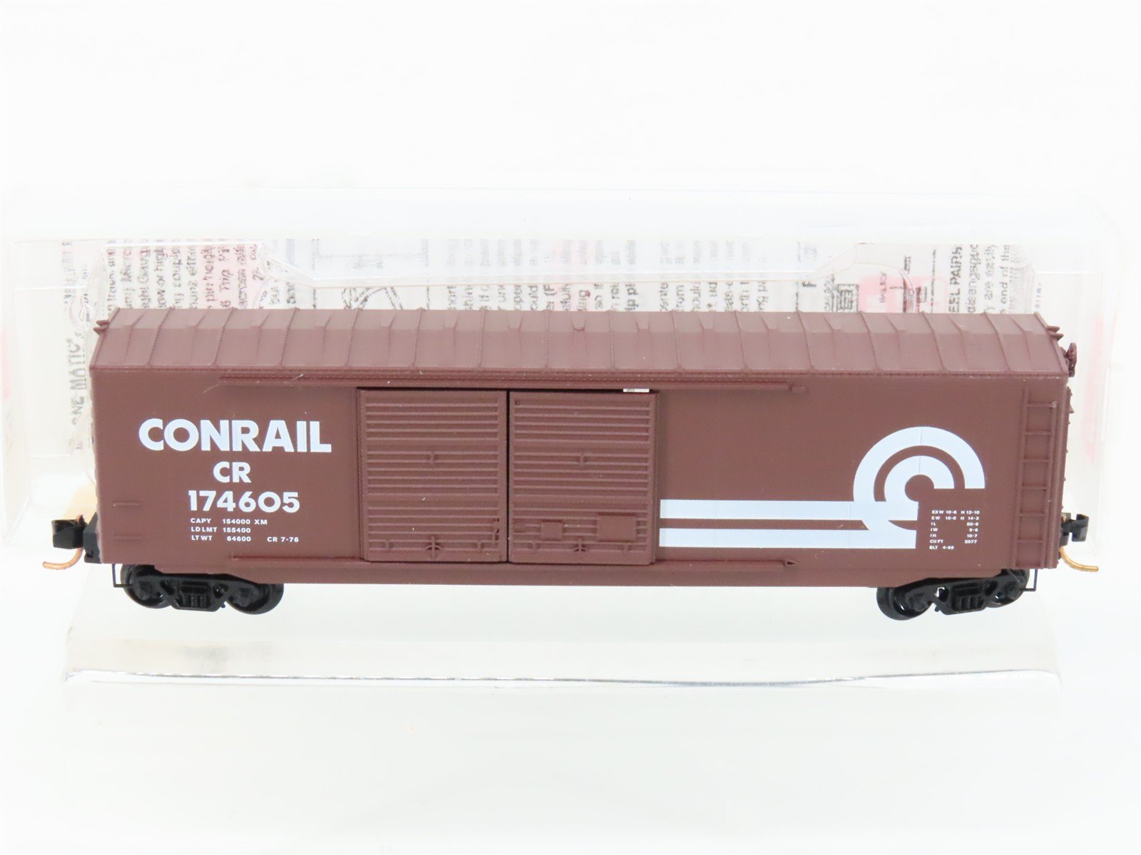 N Scale Micro-Trains MTL 37010 CR Conrail 50' Double Door Box Car #174605