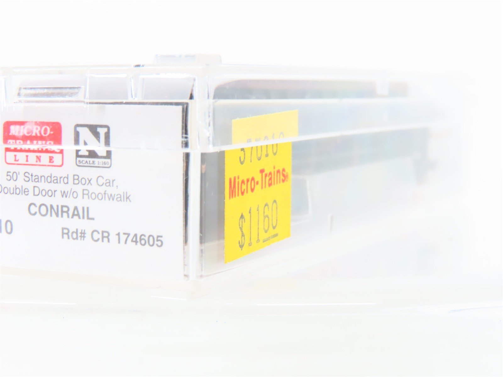 N Scale Micro-Trains MTL 37010 CR Conrail 50' Double Door Box Car #174605