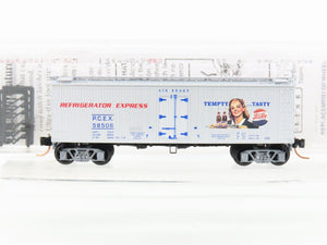 N Scale Micro-Trains MTL 58560 PCEX Pepsi Cola 36' Wood Reefer #58506
