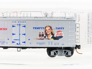 N Scale Micro-Trains MTL 58560 PCEX Pepsi Cola 36' Wood Reefer #58506