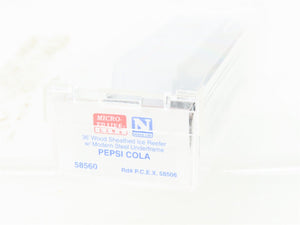 N Scale Micro-Trains MTL 58560 PCEX Pepsi Cola 36' Wood Reefer #58506