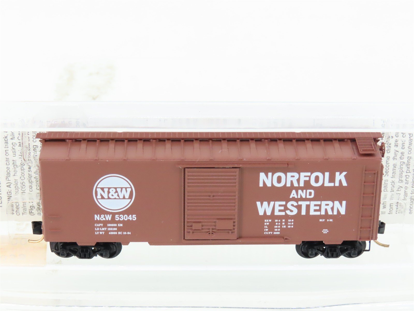 N Micro-Trains MTL 20039 N&W Norfolk & Western 40' Single Door Box Car #53045